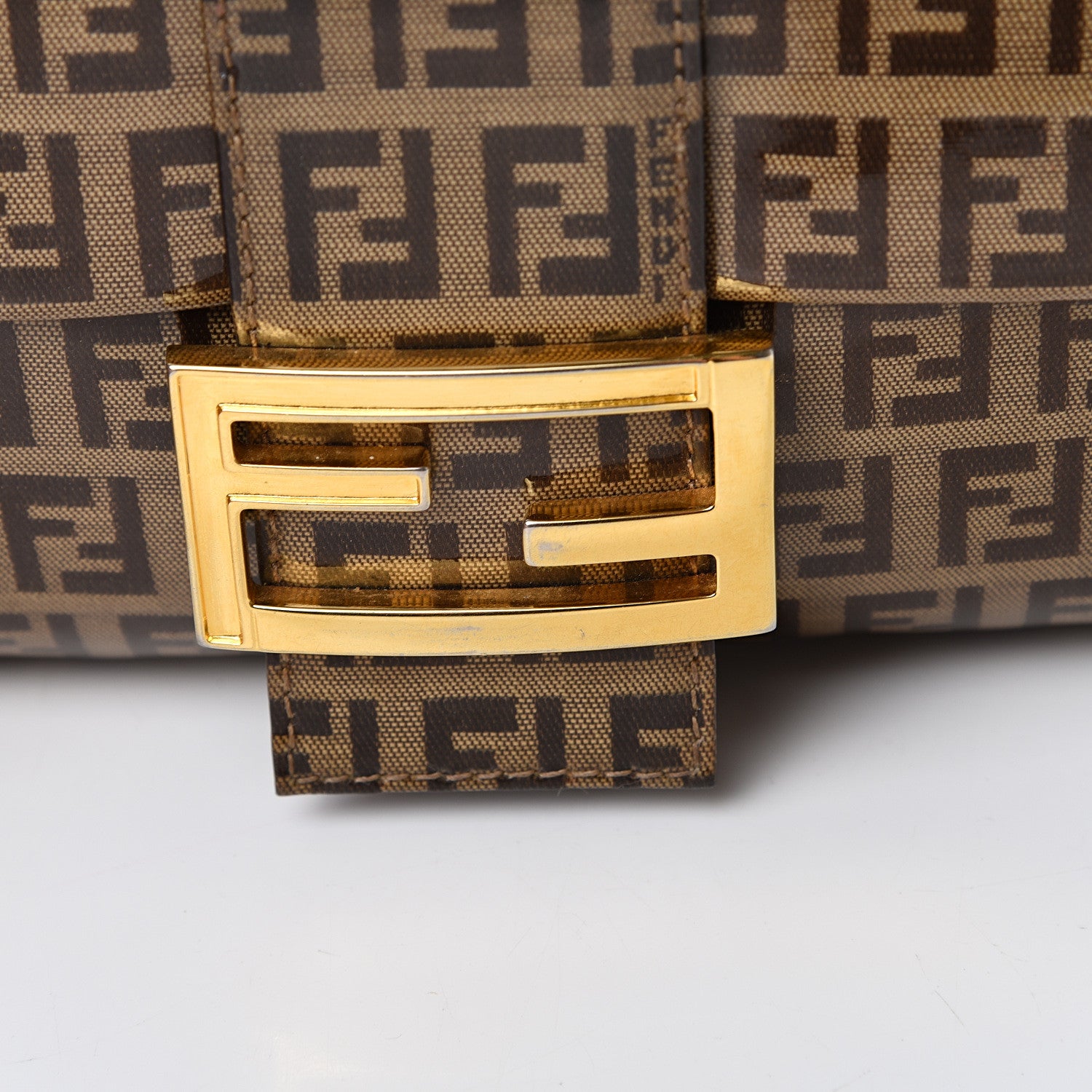 Fendi Vinyl Zucchino Baguette Tobacco 11 of 11