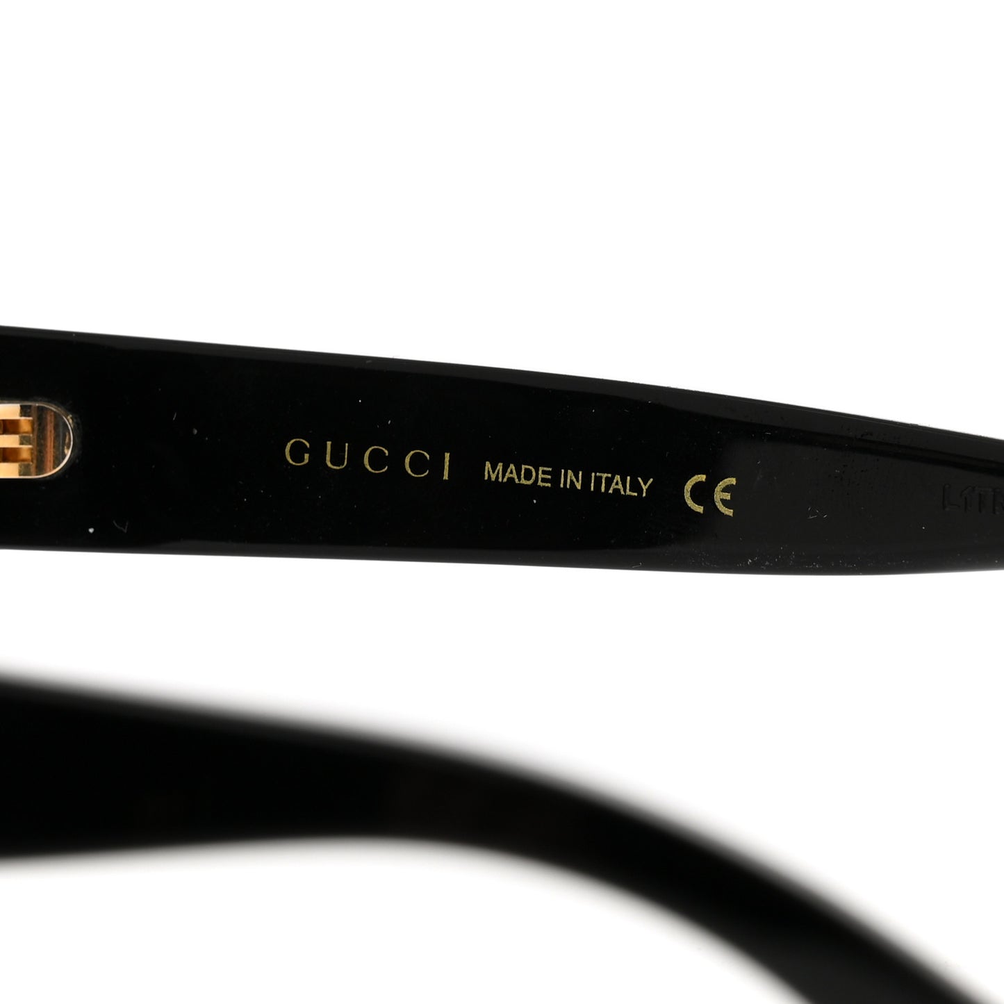 Crystal Heart Sunglasses GG0308S Black