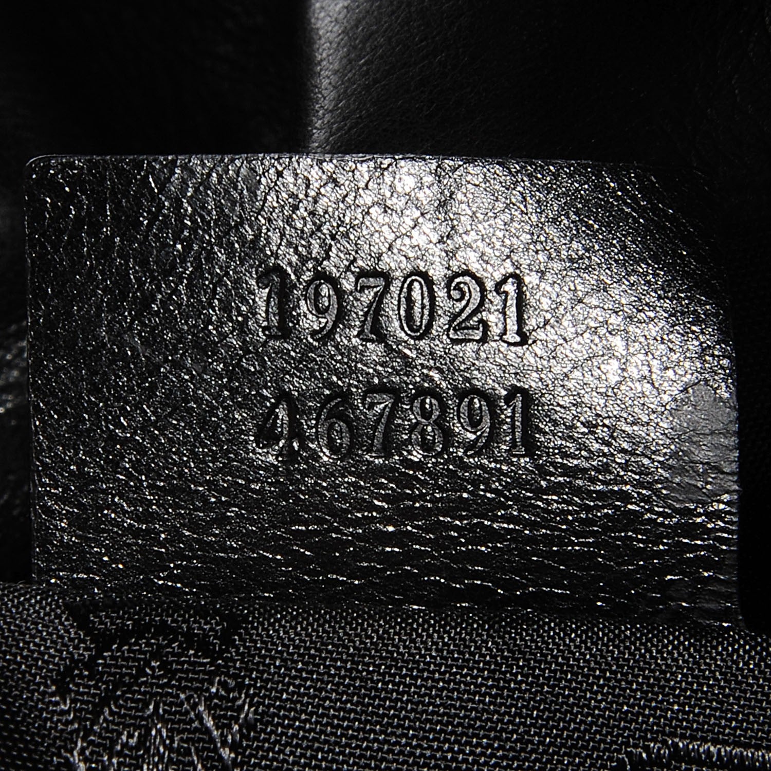 Gucci Patent Medium Hysteria Top Handle Bag Black 7 of 7