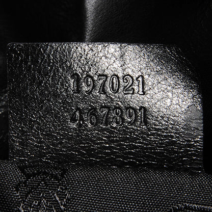 Gucci Patent Medium Hysteria Top Handle Bag Black 7 of 7