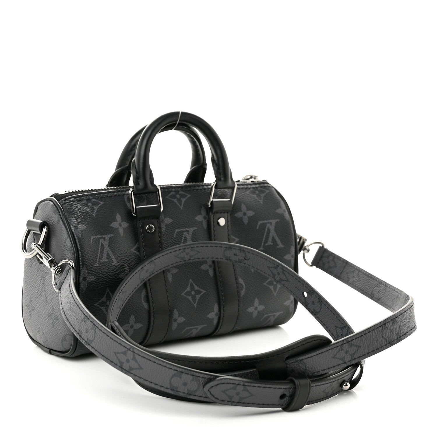 Louis Vuitton Reverse Monogram Eclipse Keepall XS Black 3 of 9