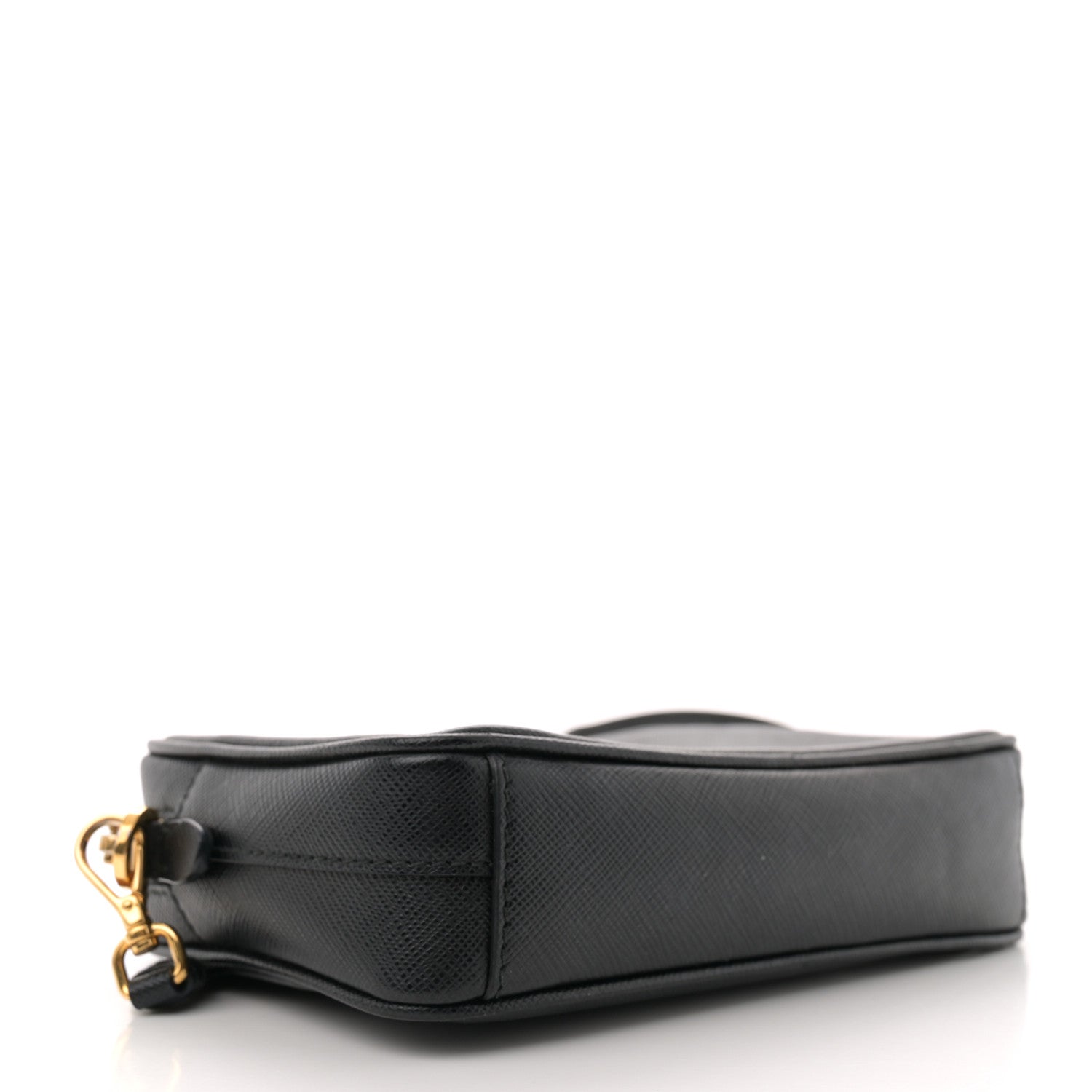 Prada Saffiano Mini Camera Crossbody Bag Black 4 of 10
