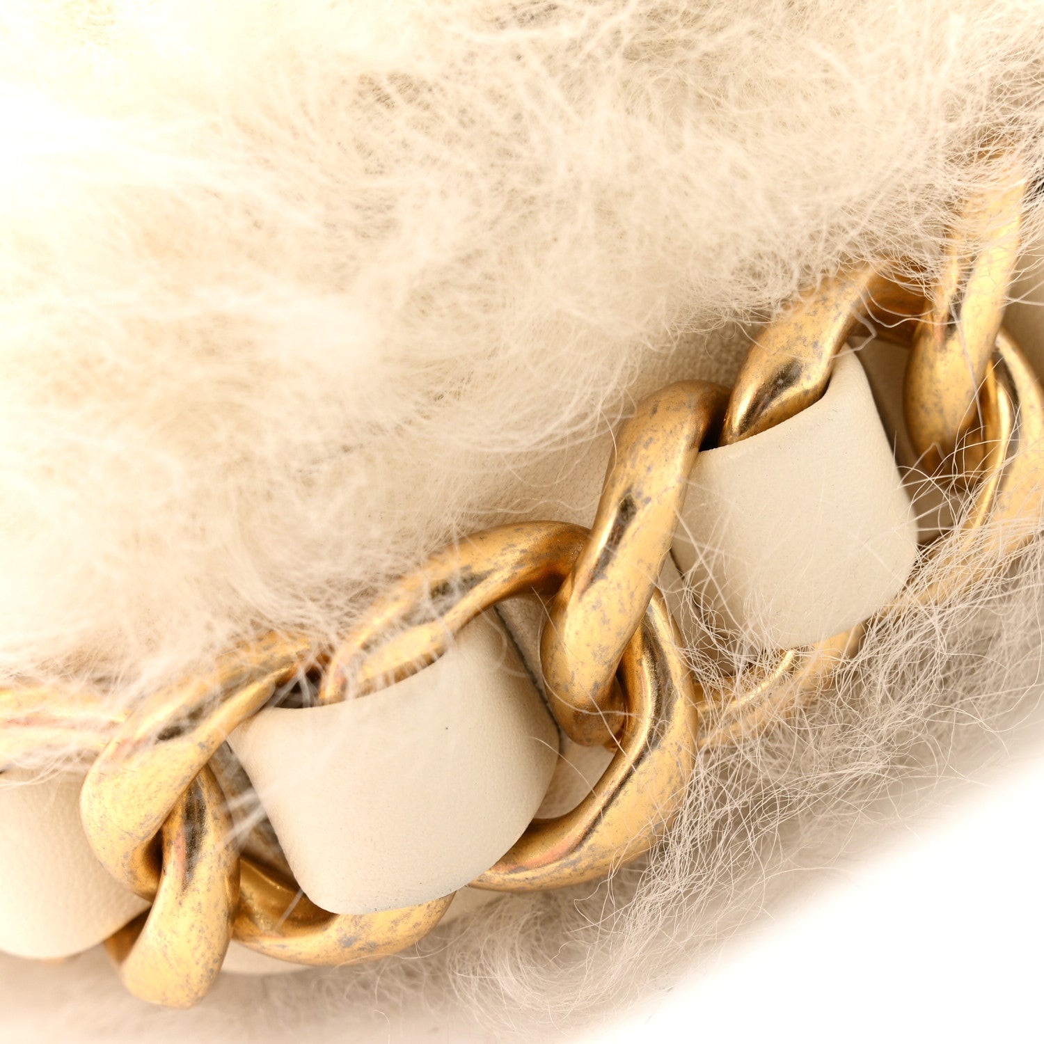 Chanel Fantasy Fur CC Mini Flap Bag White 11 of 15