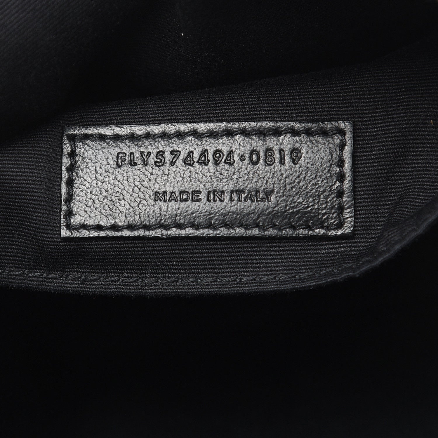 Saint Laurent Lambskin Monogram Small Lou Camera Bag Black 7 of 12
