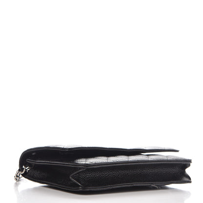 Chanel Caviar Quilted Wallet On Chain WOC Black 4 of 9