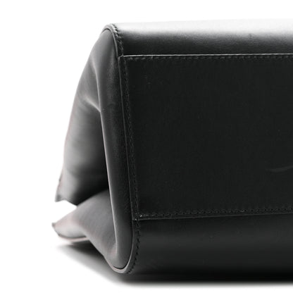 Gucci Nappa Bamboo Medium Nymphaea Top Handle Bag Black 9 of 10