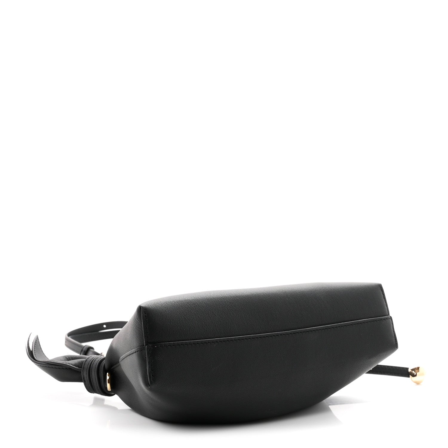 Loewe Smooth Calfskin Mini Scarf Shoulder Bag Black 4 of 10