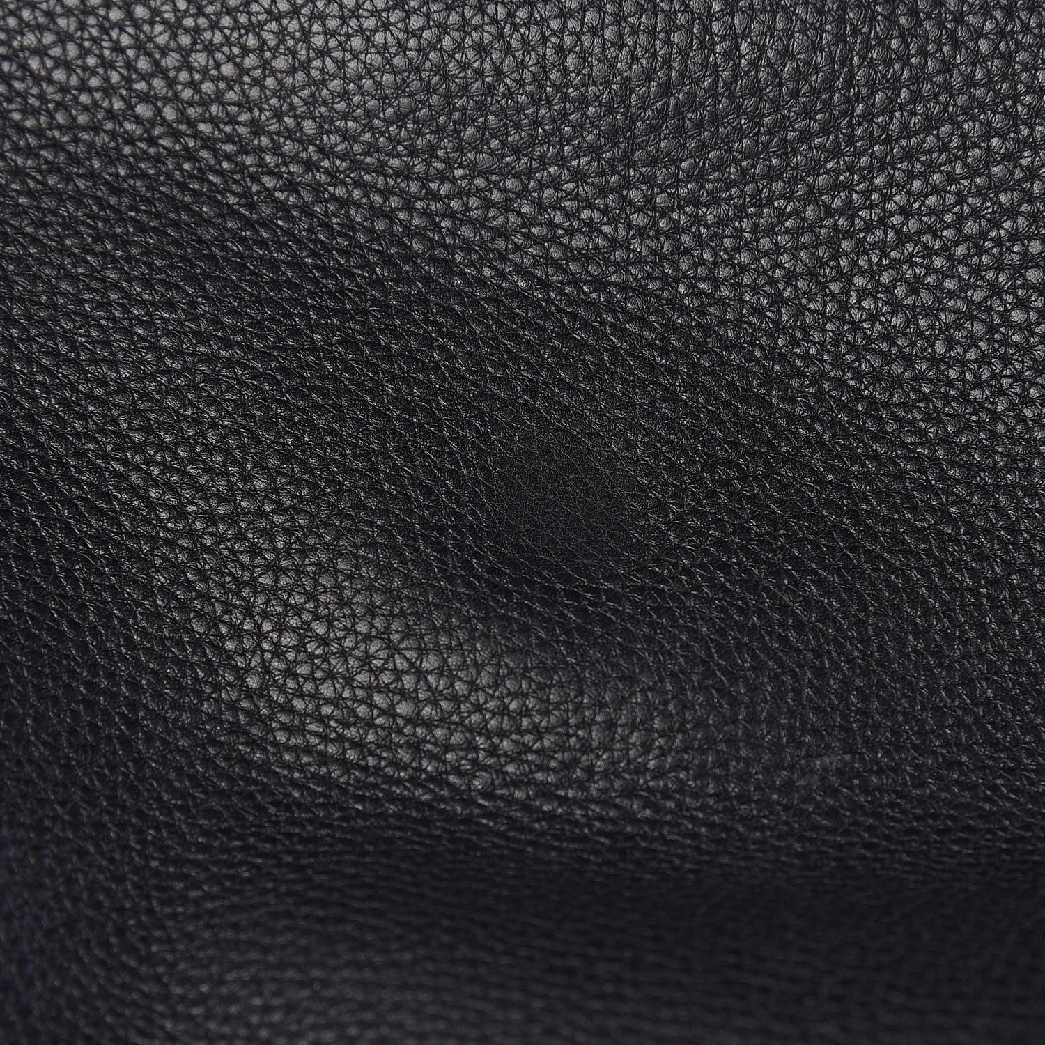 Lanvin Ostrich Calfskin Embossed Medium Sugar Flap Shoulder Bag Black Blue 11 of 14