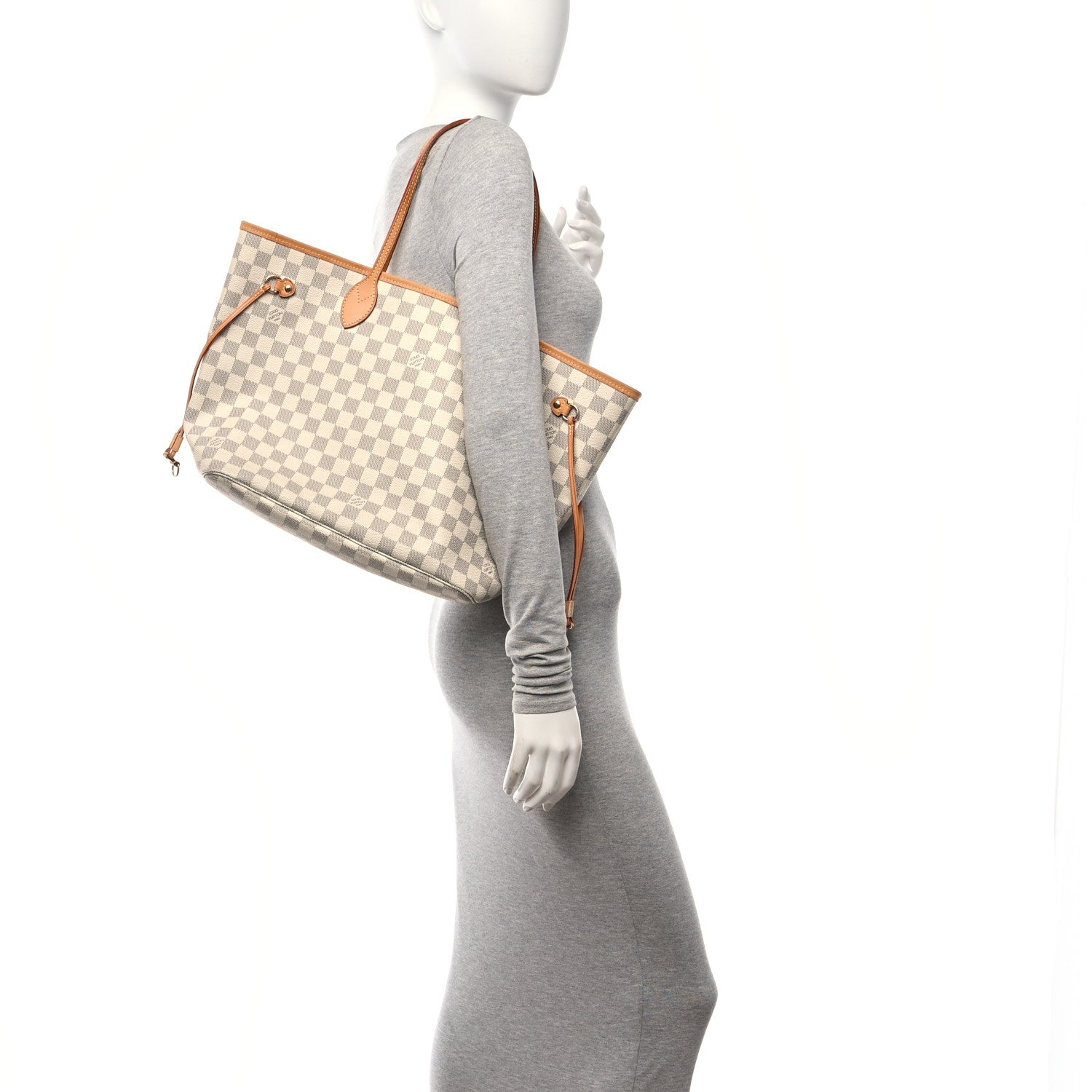 Louis Vuitton Damier Azur Neverfull MM 2 of 9