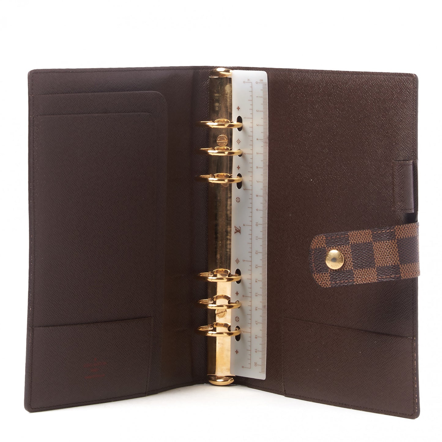 Damier Ebene Large Ring Agenda Cover
