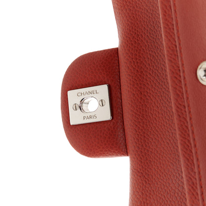 Chanel Caviar Quilted Medium Double Flap Red 7 of 11