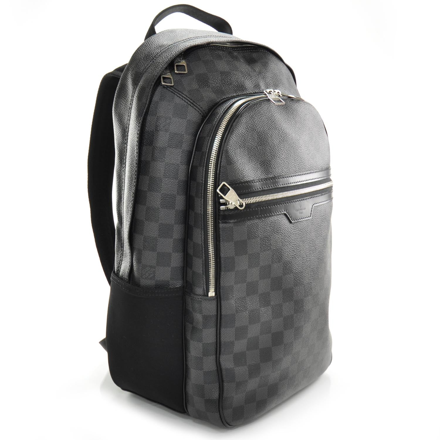 Louis Vuitton Damier Graphite Michael Backpack 3 of 9