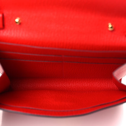 Hermes Chevre Mysore Clic 16 Wallet Rouge de Coeur 5 of 10