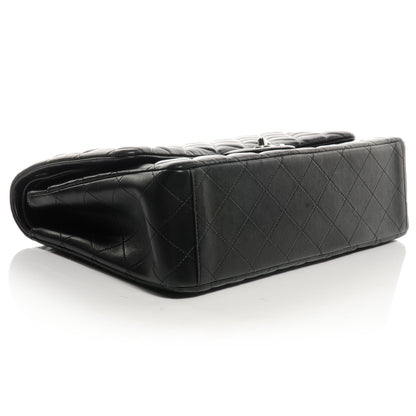 Chanel Lambskin Quilted Maxi Double Flap Black 4 of 9