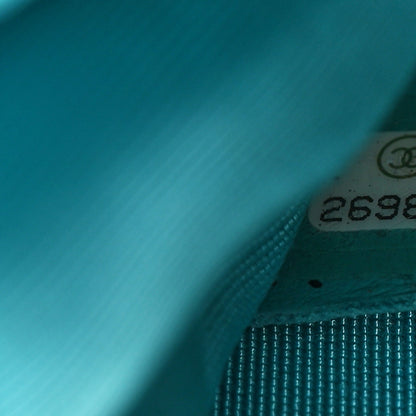Chanel Calfskin Quilted Everyday Chic Single Flap Turquoise 7 of 14