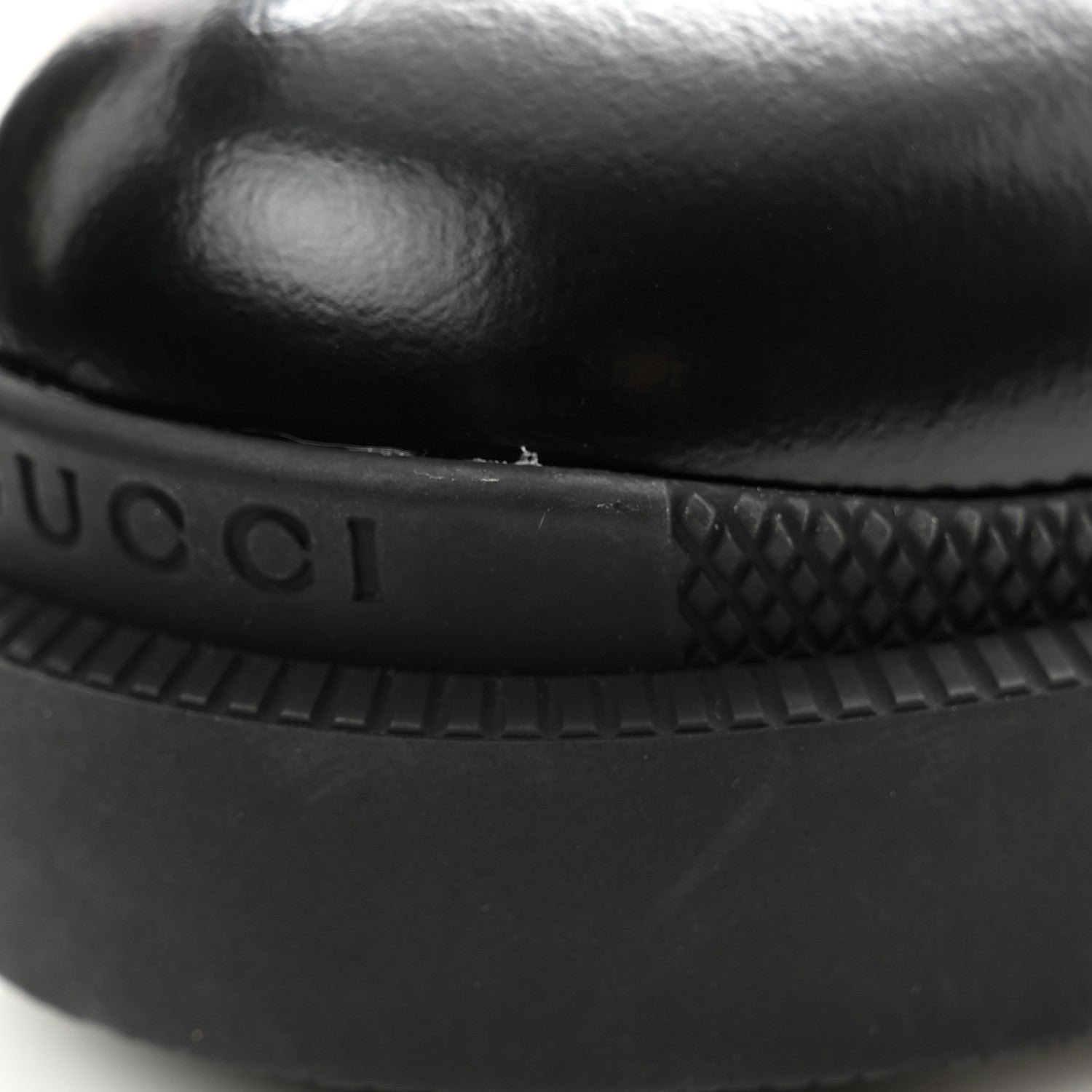 Gucci Calfskin Sylvie Web Womens Lace Up Combat Boots 36 Black 9 of 11