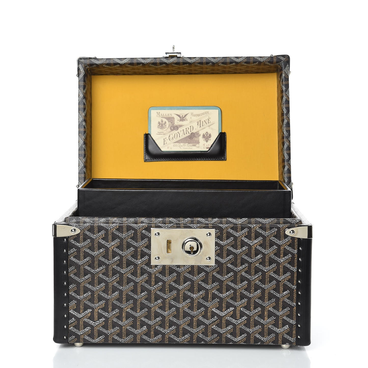 Goyardine Sardaigne Train Case Black
