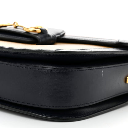 Gucci Azalea Calfskin Tri-Color Horsebit 1955 Shoulder Bag New Cherry Red Sun Oil Blue 10 of 11