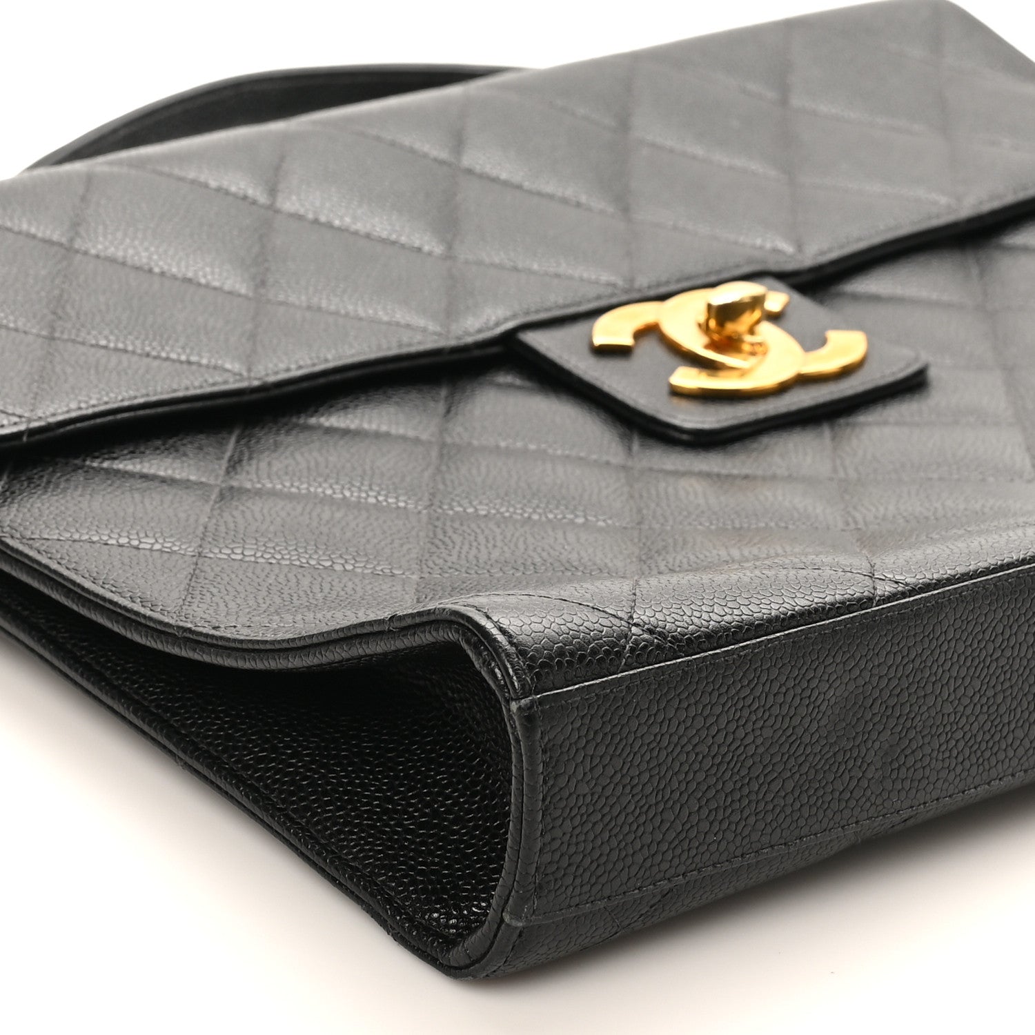 Chanel Caviar Quilted Briefcase Laptop Bag Black 10 of 11