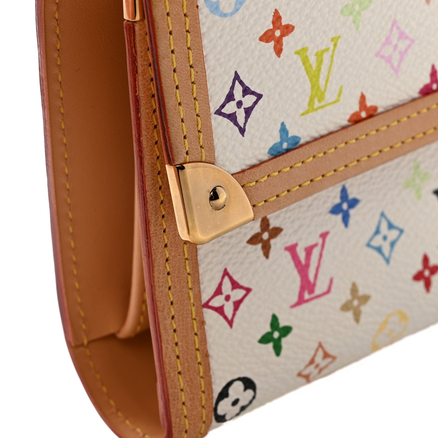 Monogram Multicolor Porte Tresor International Wallet White