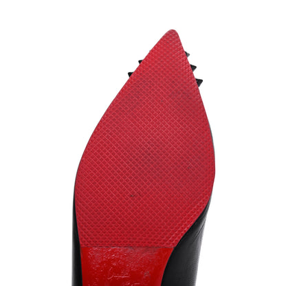 Christian Louboutin Kid Patent Geo Flats 36.5 Black 8 of 23