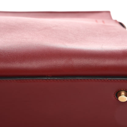 Celine Smooth Calfskin Medium Edge Shoulder Bag Red 11 of 13