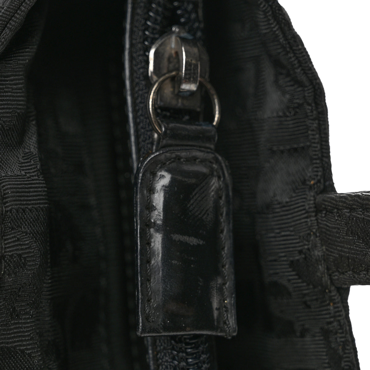 Nylon Cannage Panarea Tote  Black
