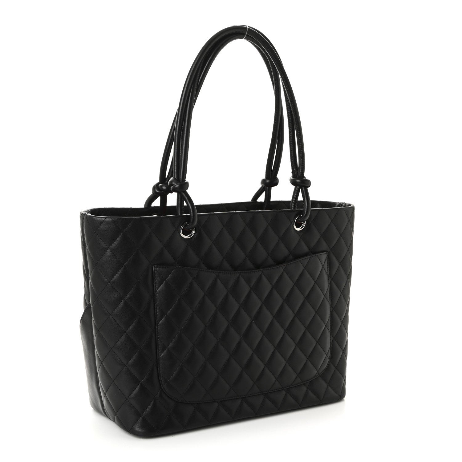 Chanel Calfskin Quilted Large Cambon Tote Black 3 of 10