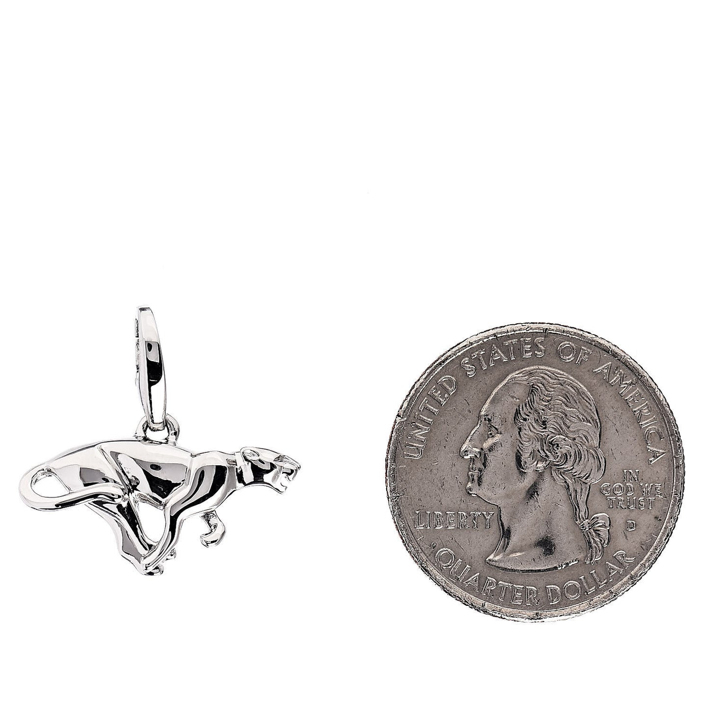 Platinum Panthère Charm