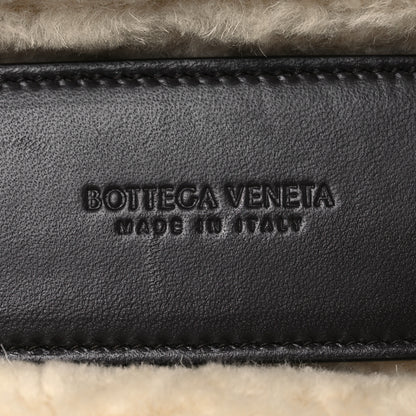 Bottega Veneta Calfskin Shearling Bang Bang Vanity Case Light Brown Teddy 6 of 11