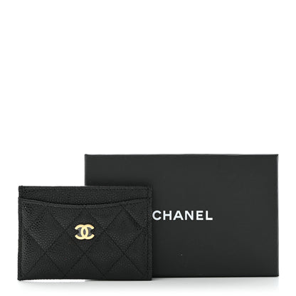 Chanel Caviar Quilted Card Holder Black 10 of 10