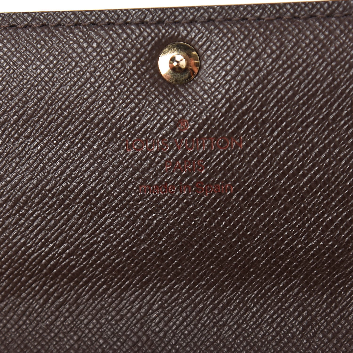 Louis Vuitton Damier Ebene Sarah Wallet 6 of 6