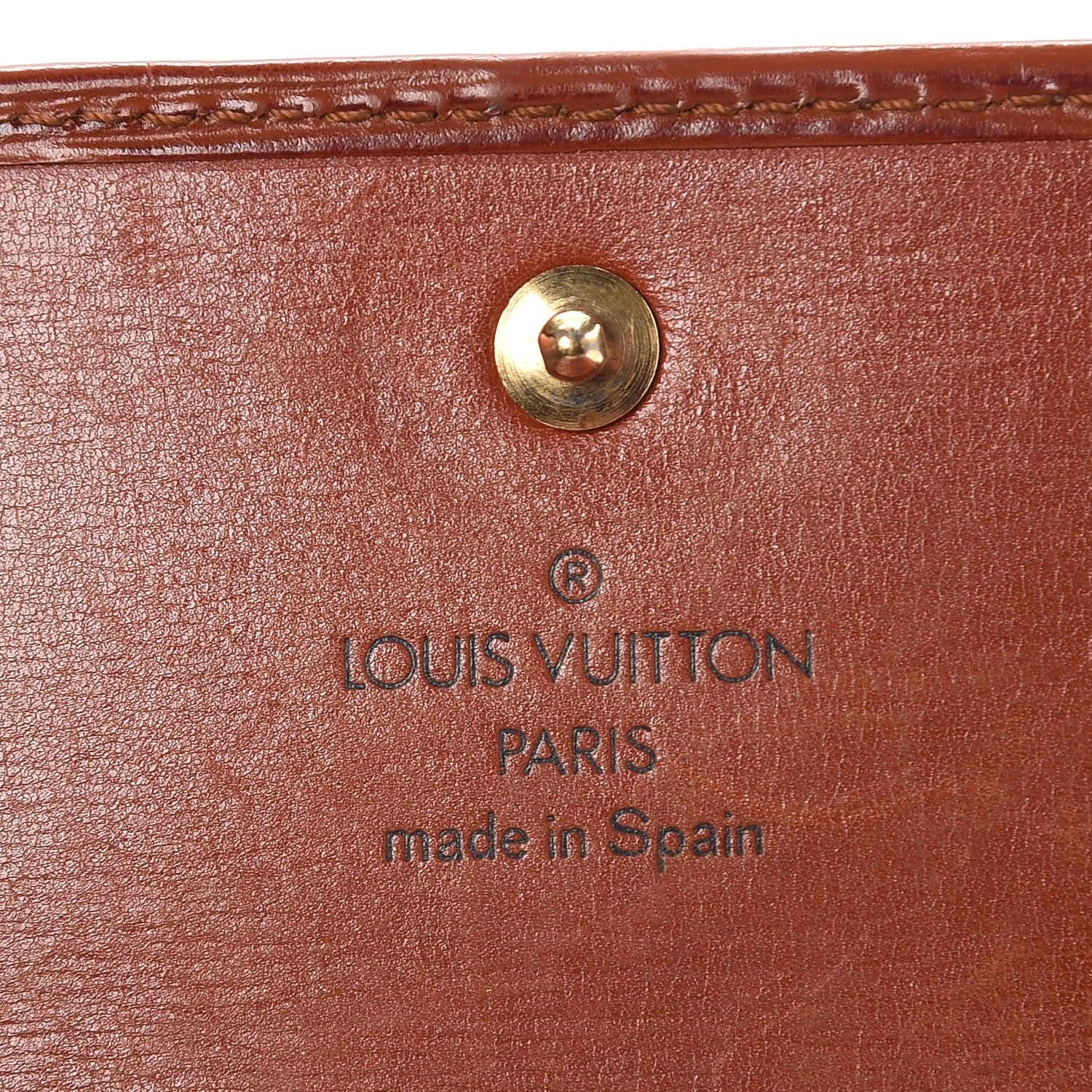 Louis Vuitton Epi Porte Tresor International Wallet Kenyan Fawn 6 of 15