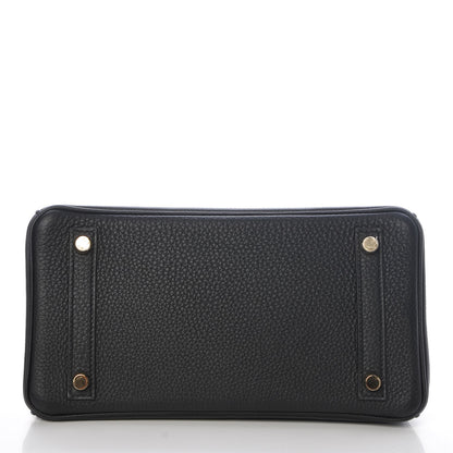 Hermes Togo Birkin 25 Black 6 of 34