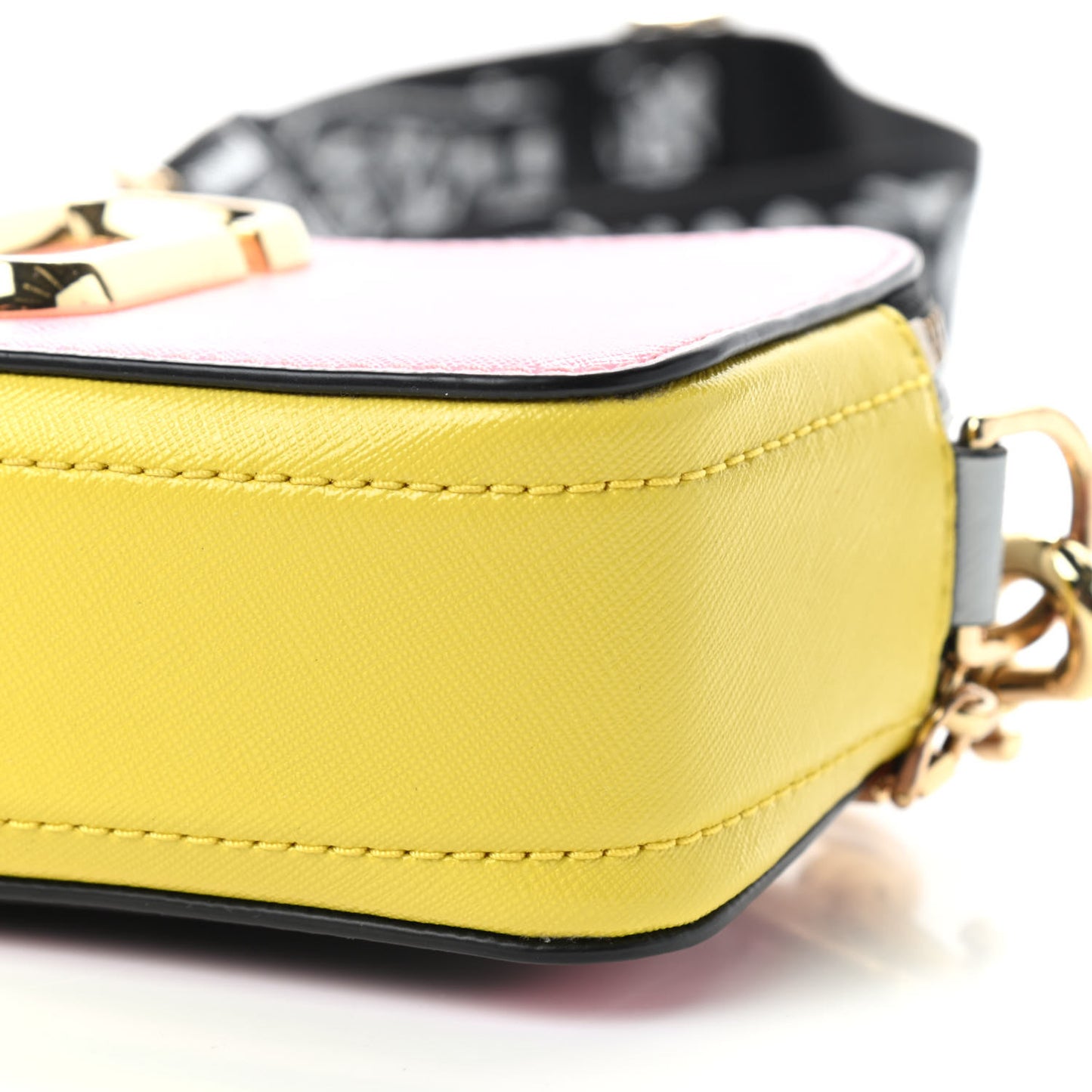Saffiano Small Snapshot Camera Bag Baby Pink Multicolor