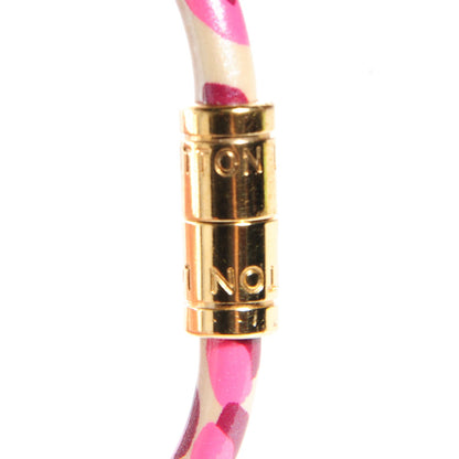 Louis Vuitton Leopard Keep It Bracelet 17 Blanc Corail 4 of 5