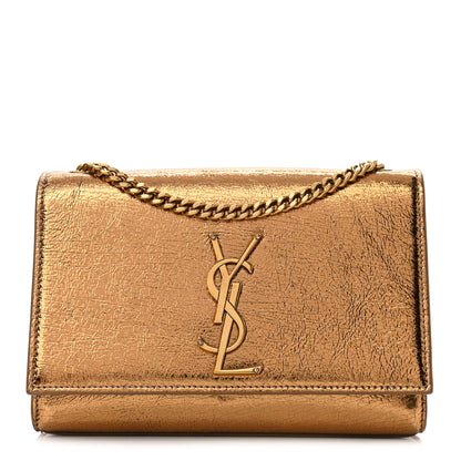 Saint Laurent Metallic Calfskin Small Classic Monogram Kate Satchel Bronze 1 of 10
