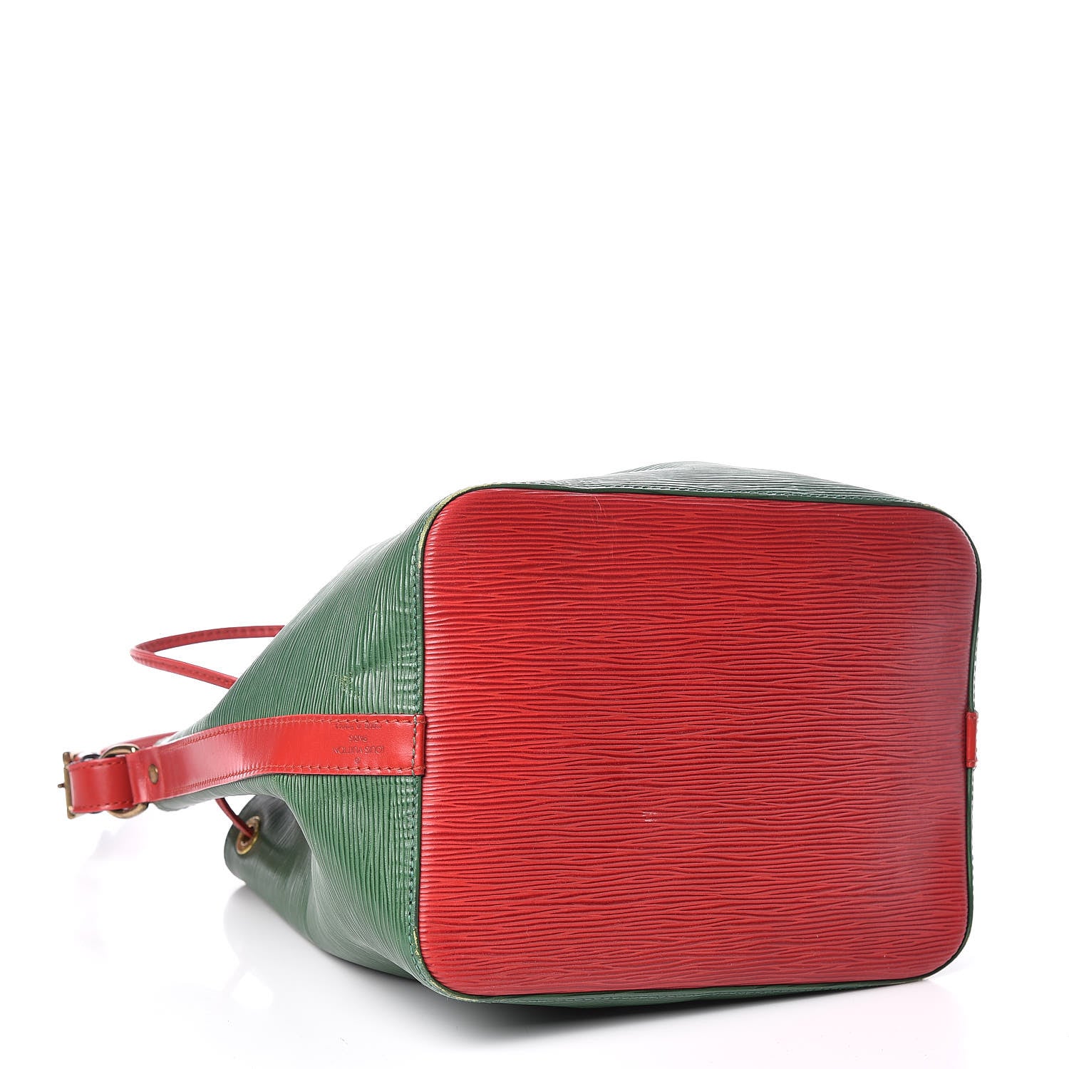 Louis Vuitton Epi Bi-Color Petit Noe Borneo Castillan Red 4 of 13