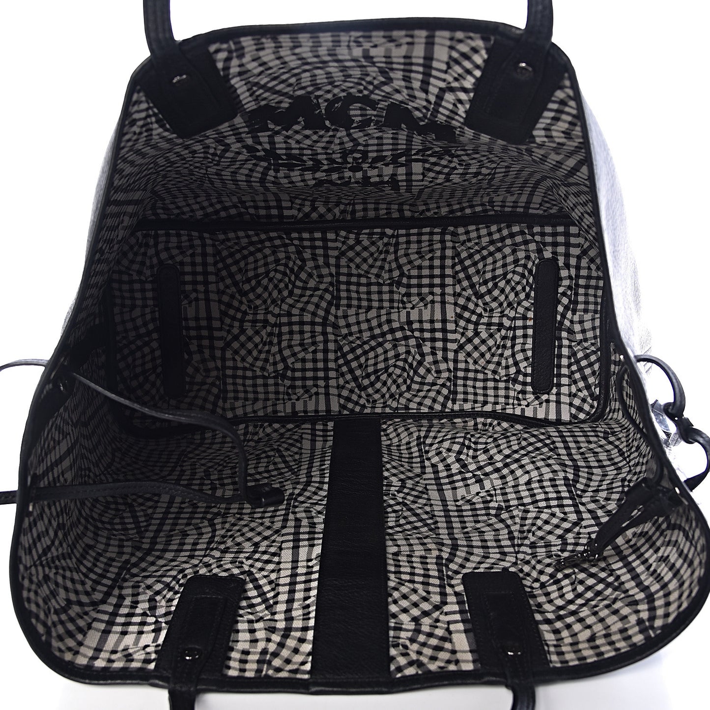 Visetos Large Liz Reversible Shopper Tote Black