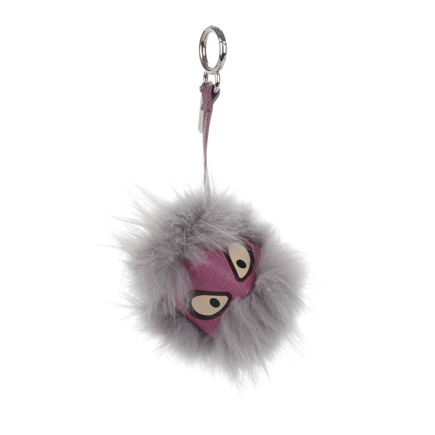 Fox Fur Jessy Jr Monster Bag Bug Charm Lilla Multicolor Perla