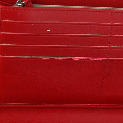 Chanel Caviar Large CC Timeless Zip Around Organizer Wallet Red 12 of 12