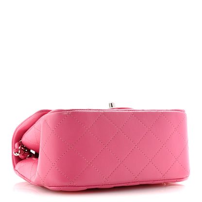 Chanel Lambskin Quilted Mini Square Flap Pink 4 of 11
