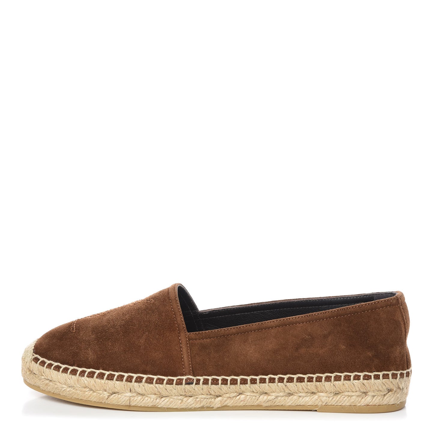 Suede Monogram Espadrilles 38 Brown