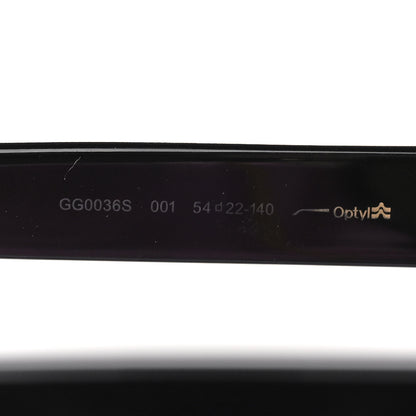 Gucci Oversized Square GG0036S Sunglasses Black 6 of 7