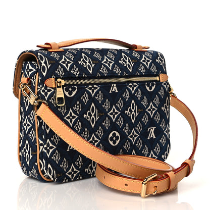 Louis Vuitton Jacquard Since 1854 Pochette Metis Blue 3 of 9