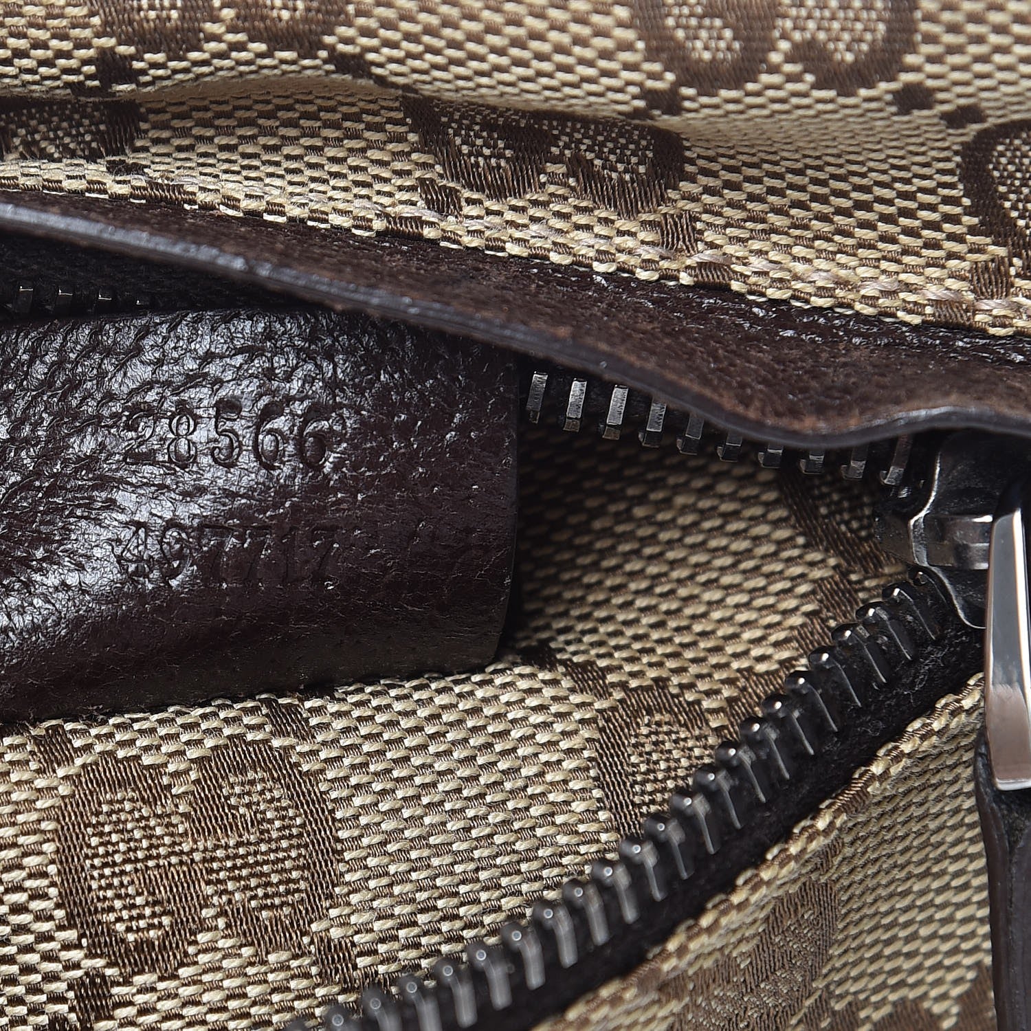 Gucci Monogram Web Belt Bag Dark Brown 7 of 9