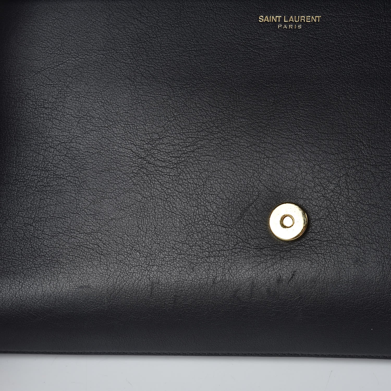 Saint Laurent Calfskin Classic Y Ligne Clutch Black 12 of 14