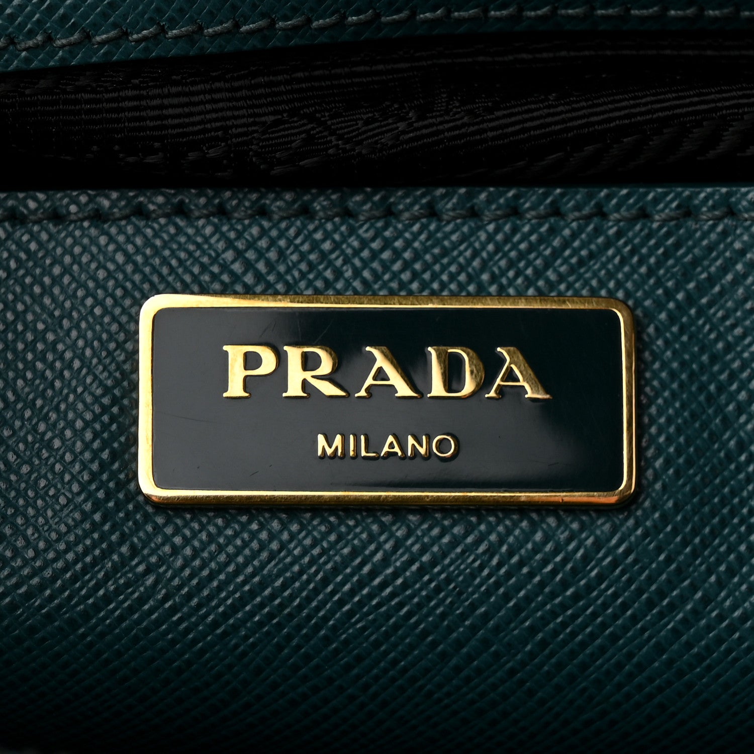 Prada Saffiano Lux Galleria Front Pocket Tote Ottanio Cobalto 6 of 12