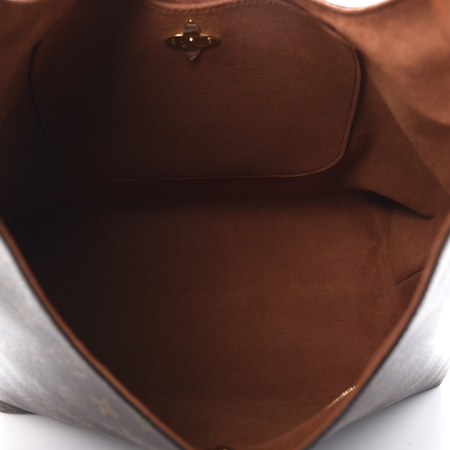Monogram Flower Hobo Caramel
