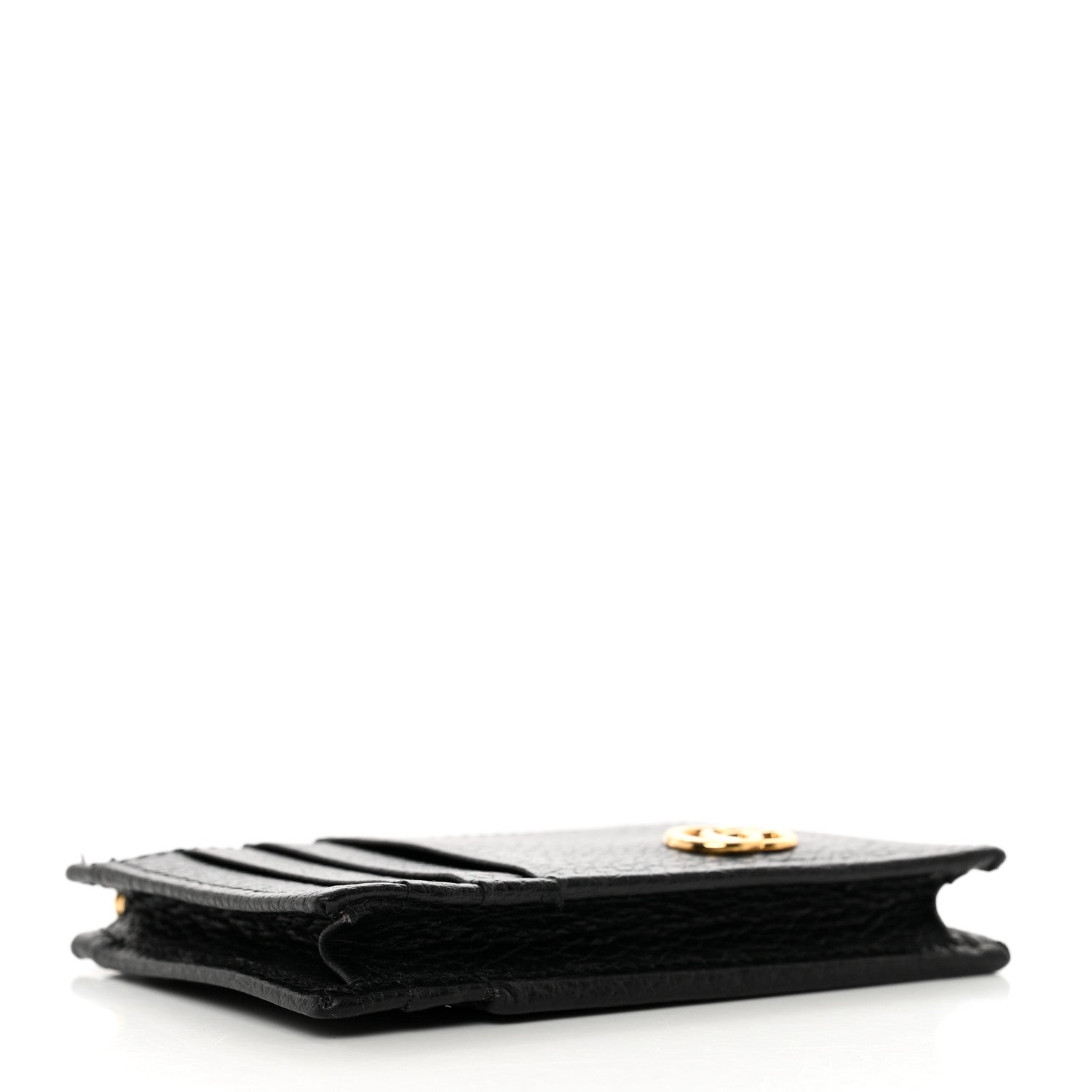 Gucci Dollar Calfskin GG Marmont Coin Case Card Holder Black 4 of 8